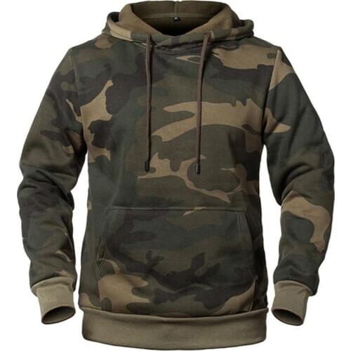 Autumn Winter Camouflage hoodies men fashion Hip hop Streetwear harajuku printing hoodies male sweatshirts Fleece sweatshirt men