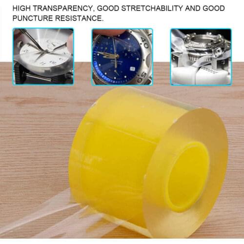 Professional 50MM Transparent Anti-Static Protective Watch Jewelry Film Tape Watch Part Repair Accessory Tool for Watchmaker