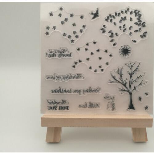 Birds tree Transparent stencil for DIY Scrapbooking/Card Making/Kids Christmas Fun Decoration Supplies