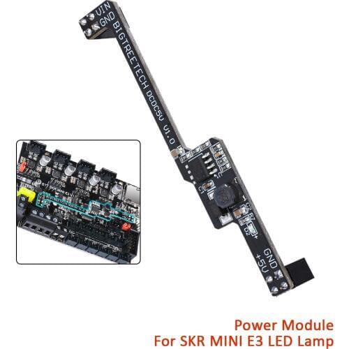 BIGTREETECH DCDC5V V1.0 Expansion Module For SKR MINI E3 5050 LED Lamp Strip 5V RGB Power Tape 3D Printer Part DIY Colorful Band