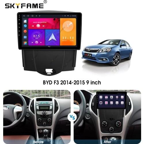 SKYFAME Android Car Navigation Radio Multimedia Player For BYD F3 2014-2015 Auto stereo system