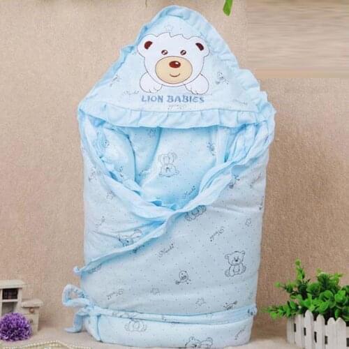 Newborn Baby Sleeping Bag Thickened Warm Swaddling Blanket Infant Babies Swaddle Wrap Sleepsack Quality Toddler Bedding Sleepzak