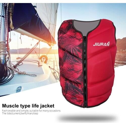 Neoprene Adults Life Jacket Safety Life Vest Rescue Wakeboard Swimming piscina flamenco flotador infantil Surfing Swim Suit