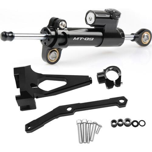 CNC Motorcycle Steering Stabilize Damper Bracket Mount damping Safty For YAMAHA MT-09 MT 09 MT09 FZ09 FZ-09 2013 2014 2015 2016