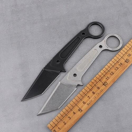 Fixed blade DC53 steel belt K sheath tactical jungle outdoor hunting climbing survival tool EDC Karambit straight knife