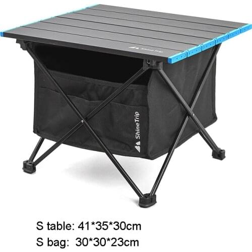Outdoor Folding Table Chair Camping Aluminium Alloy BBQ Picnic Table Waterproof Durable Folding Table Desk