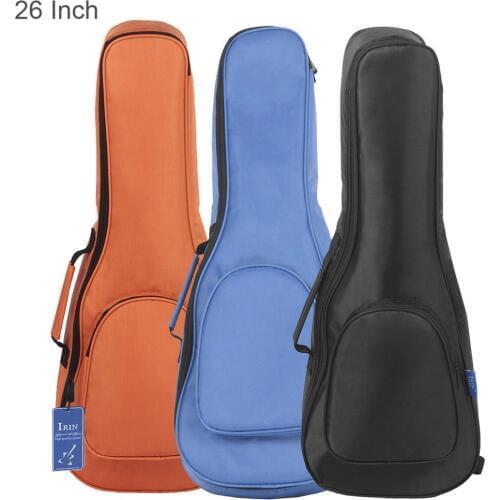 26 Inch Ukulele Bag Waterproof Soft Case Add Cotton Thickening Hand Portable Shoulder Bag 3 Colors Optional Guitar Bags