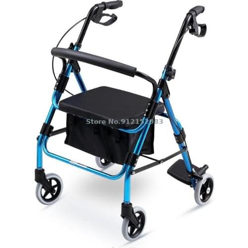 Elderly Trolleys Can Be Used For Old-age Grocery Shopping And Pedal Shopping Carts To Assist Transportation And Mobility. Alumin