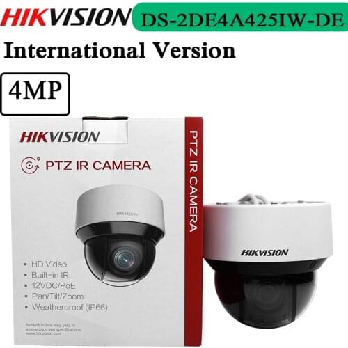 In Stock Free Shipping 4 MP 25X Powered by DarkFighter IR Network Speed Dome DS-2DE4A425IW-DE