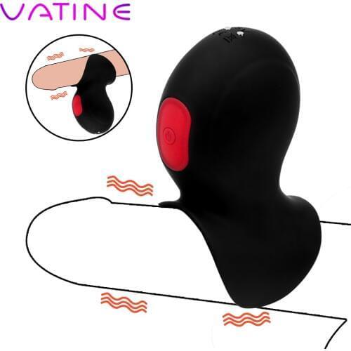 VATINE Sex Toys for Men Penis Trainer Vibrators Male Masturbator 9 Speeds Delay Training Glans Exercise Vibrator