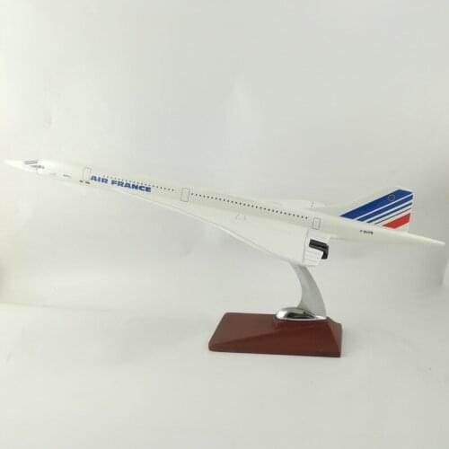 45-52CM CONCORDE FRANCE AIRWAYS MODEL PLANE AIRCRAFT MODEL TOY AIRPLANE BIRTHDAY GIFT