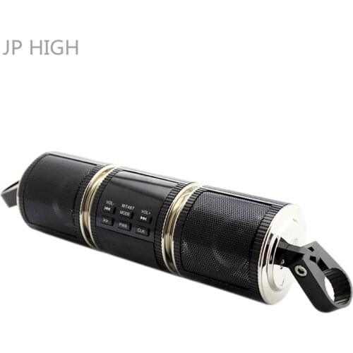 Bluetooth Motorcycle Handlebar Audio Amplifier Stereo Speaker System Mp3 Usb 12V