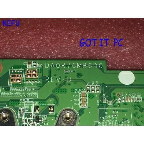 KEFU AVAILABLE DA0R76MB6D0 REV : D FREE SHIPPING Laptop Motherboard For HP Pavilion 15-E 17-E NOTEBOOK PC ONBOARD A4 PROCESSOR