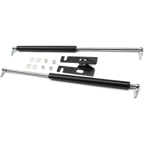 Black Front Engine Hood Lift Support Shock Struts for Mitsubishi Lancer 08-17