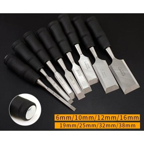 Wood Chisel Go Through Handle/Long Handle Flat Chisel Flat Shovel Handheld Woodworking Tool Wood Chisel Set