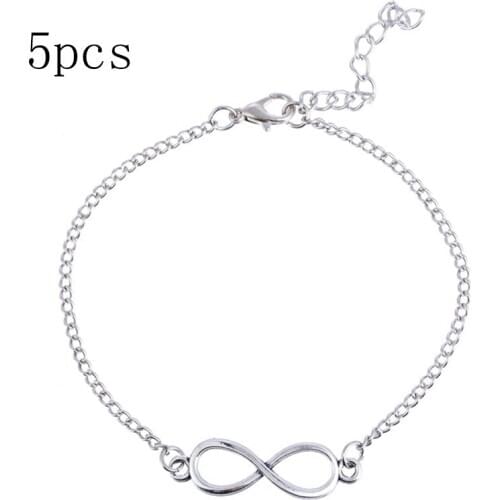 5pcs/set Vintage Infinity 8 Bracelet For Women Bracelets Gift Wholesale Bangles Men Jewelry Aliexpress Men Jewelry