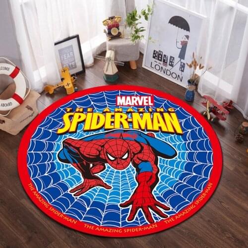 Disney Spider-Man Avenger Captain America Hulk Children Bedroom Playmat Floor Mats Anti Slip Mat Cartoon Pattern Carpet Rug Gift