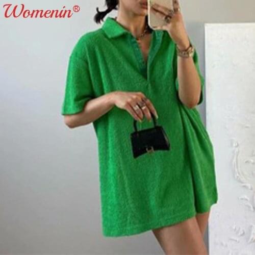 Lovely Ran Fashionable Shirt Dresses