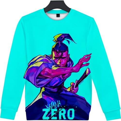 Katana ZERO 3D Prints Crewneck Sweatshirt Women/Men Fashion Long Sleeve Sweatshirts Hot Sale Streetwear Clothes