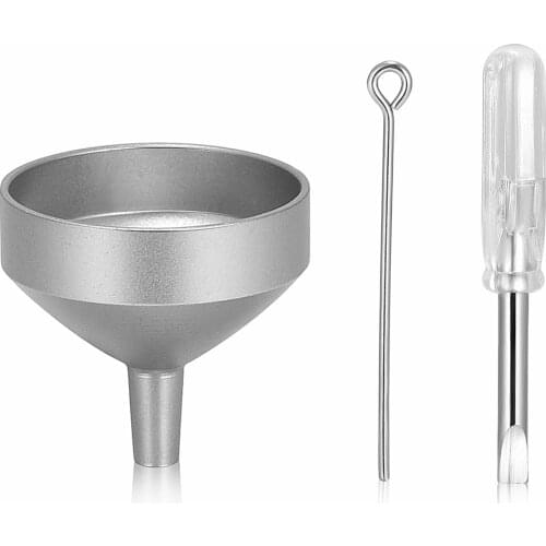 Mini Funnels Fill Kit Pin Set Stainless Steel Urn Ashes Funnel for Cremation Jewelry Ashes Keepsakes Urn Necklace Tools to Fill