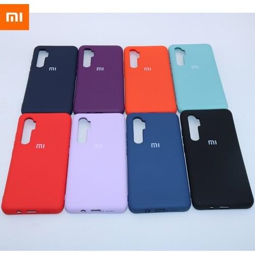 Mi Note 10 Lite Case Original Redmi Note9 Pro Silky Soft-Touch Liquid Silicone Protective Cover Shell For Mi Note10 Redmi Note9