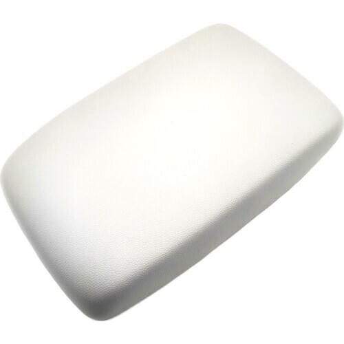 Gray PU Leather Center Console Armrest Lid Cover For Toyota Highlander 2008-2013