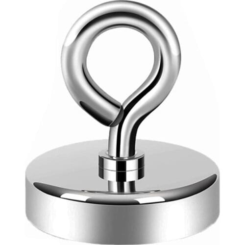 Super Strong Neodymium Magnet Pot Fishing Salvage Magnets Neodymium Round Powerful Magnetic Hook Sea Fishing Magnet Searcher