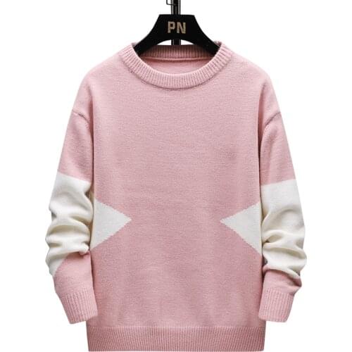 2021 new winter plus size sweater 3XL-7XL fashion womens loose round neck long sleeve casual knitted bottoming shirt