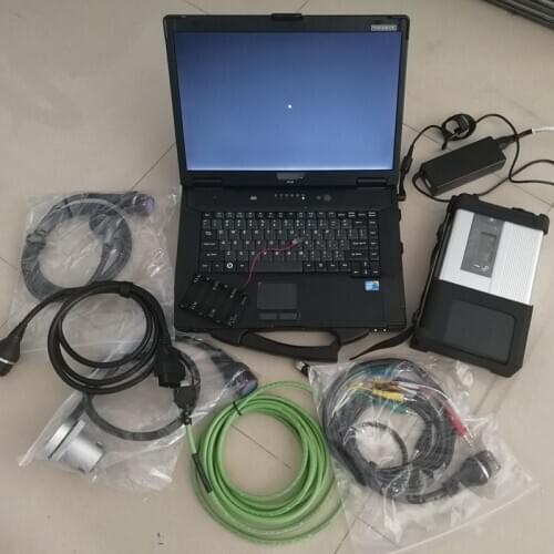 High Quality MB Star C5 SD Connect software hdd 2020.12v Star Diagnosis with cf-52 Diagnostic PC win7/10 system ready to use