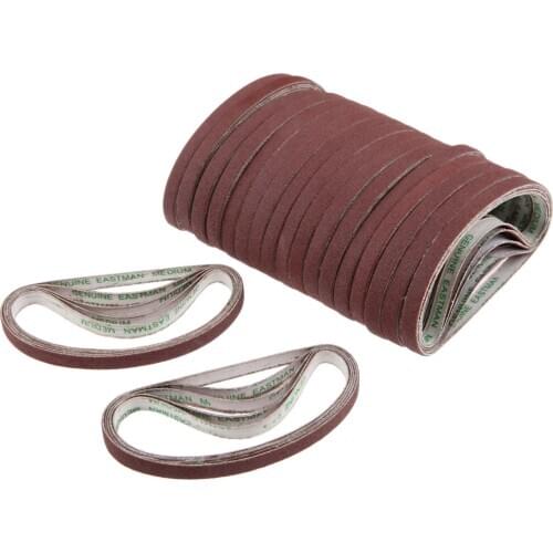 20Pcs Abrasive Belts Eastman Industrial Cloth cutting Machine Scissor Abrasive Belt 22cm Medium Grit