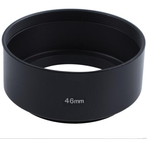 46mm Mount Standard Metal Lens Hood for Canon Nikon Pentax Sony Olympus