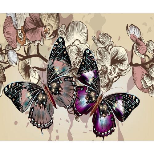 Diamond embroidery cross stitch diamond painting butterfly rhinestones embroidery diamond painting vlinder mosaic pattern