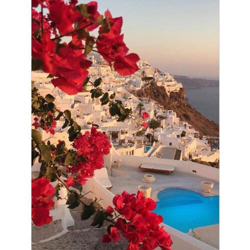 Full Square Diamond embroidered seaside scenery 5D DIY diamond painting mosaic rhinestone cross stitch decorative landscape