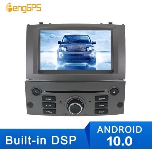 Android 10.0 Radio Stereo GPS Car DVD Player for Peugeot 407 2004 2005 2006 2007 -2010 navigation Multimedia Auto IPS unit DSP