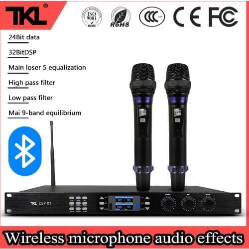 TKL wireless microphone professional audio Effect processor DSP X1 stage digital signal processor system