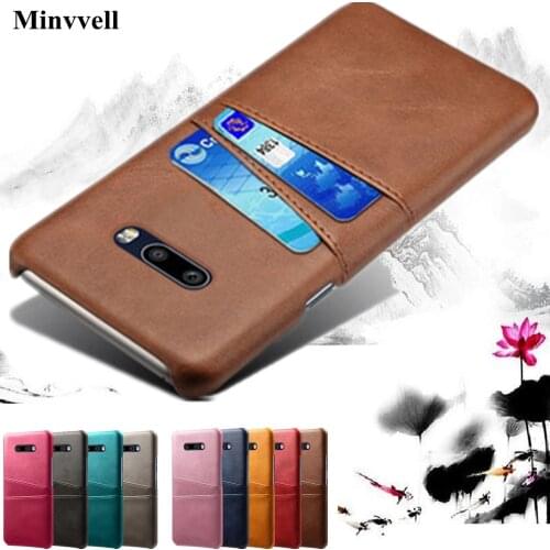 LG V50S ThinQ 5 G8X ThinQ Card Slots Holder PU Leather Wallet Phone Case For lG G8S THINQ W30 W10 Q60 Cover Fundas Capa