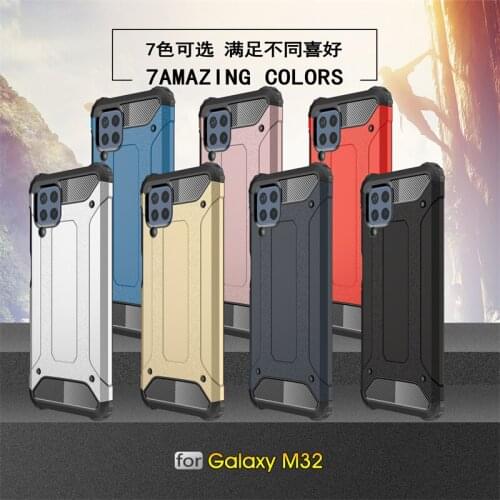 For Samsung Galaxy M32 Case For Samsung M32 Capas Phone PC Bumper Back Shockproof Hard Armor Cover For Samsung M32 M 32 Fundas
