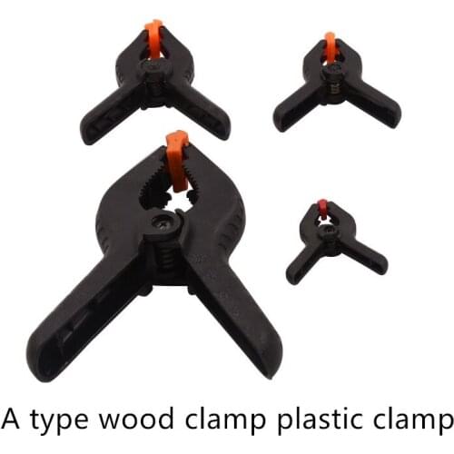 Woodworking Clamp 2 3 3.5 4 6 9 inch Plastic Nylon Spring Clamp A Type Wood Clamp For Paper Photo Backdrop Background