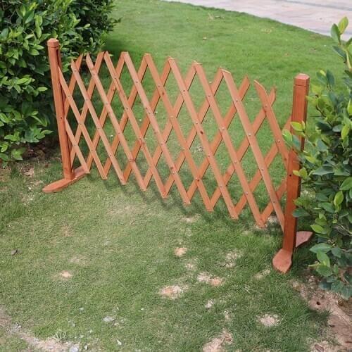 Wooden Pet Fence Climbing Frame Wooden Fence Restaurant Partition Flower Stand Terrace Garden Small Fence Movable
