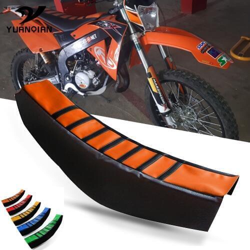 Dirt Pit Bike Enduro Motorcycle Rubber Striped Soft-Grip Gripper Soft Seat Cover For 250 SX 150 SX 125 SX 85 SX 65 SX 50 SX