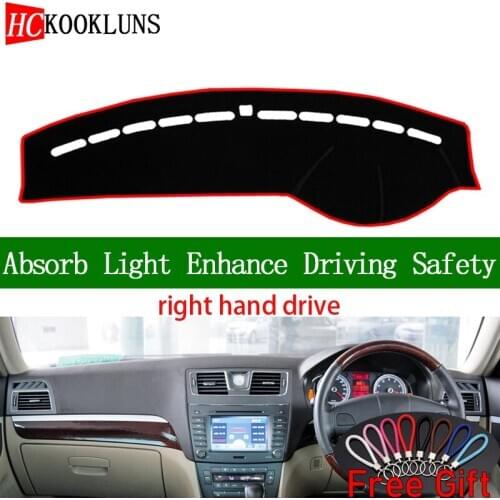 For ROEWE 750 2006 2007 2008 2009 2010 2011 2012 Right Hand Drive Dashboard Cover Car Stickers Dash Mat Interior Accessories