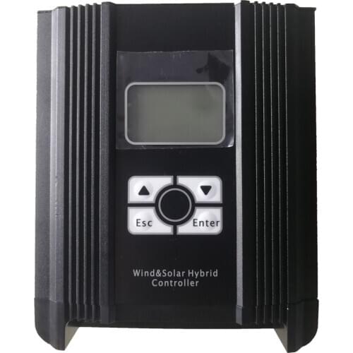 Factory Wind Solar Panel 800W 48V 12v 24v Hybrid MPPT (Boost Model) Charger Controller with LCD Display RS232 Communication