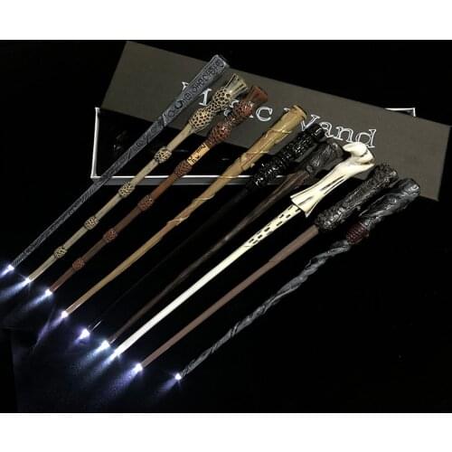 Harri Magic Wands Sirius Hermione Dumbledore Potter Light Magic Wand Box Packing for Birthday Gift