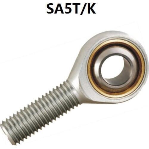 20pcs SA5T/K SA5TK P0SA5 5mm Rod Ends Plain Bearings Fish Eye Rod End Joint Bearing