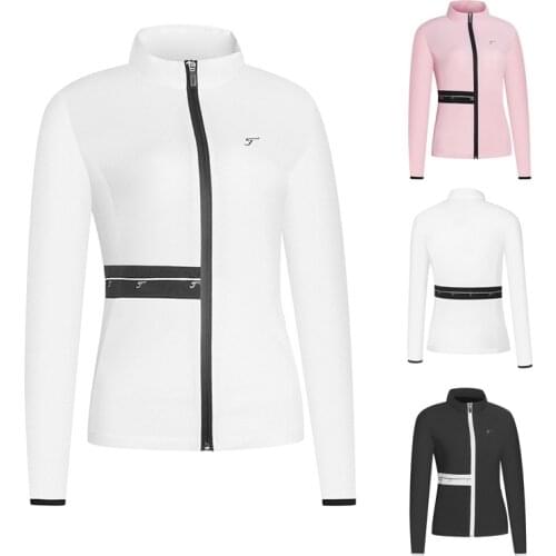Summer Golf Clothing Jacket Windbreaker Thin Single-Layer Sun Protection Clothing Sports Outdoor Quick-Drying Zipper Women