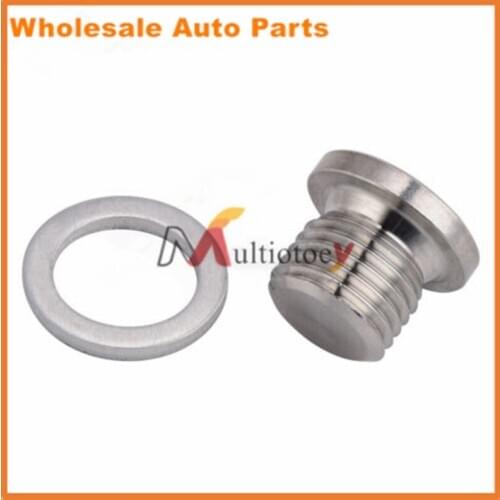 N0138157 N91167901 1PCS Engine Oil Pan Drain Plug Kit For VW Beetle CC Jetta Golf Passat Tiguan AUDI