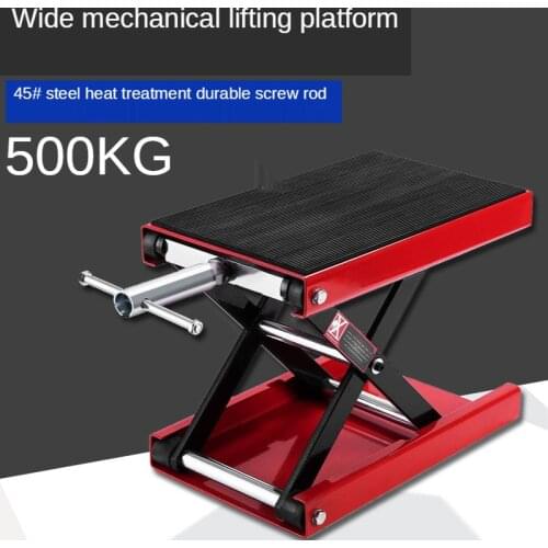 500KG Scissor Crane Jack Crane Motorcycle Maintenance Rack Center Scissor Crane Workshop Bench Lifting Tools