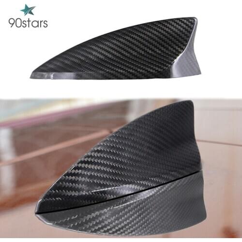 Real Carbon Fiber Car Shark Fin Antenna Cover Trim Decoration For Cadillac XT4 2018-2020 XT5 2016-2020 Car Accessories