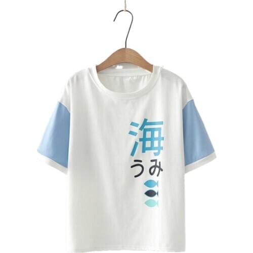 XUANHAO Women's T-shirts With Inscriptions
