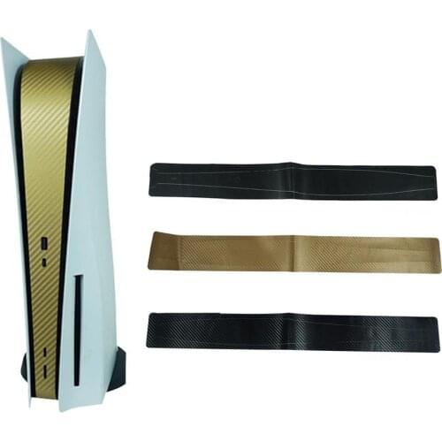 Matte Carbon Fiber Protective Skin Cover for Sony Playstation 5 PS5 CD Disk Driver Digital Game Console Host Decal Sticker Flim